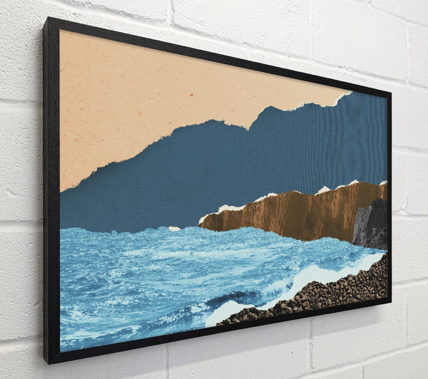 Cut Out Mountain Ocean