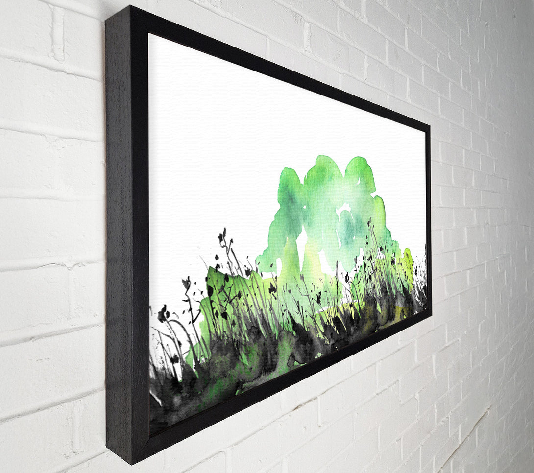  A Canvas Print of In The Grass Greenery Canvas Print