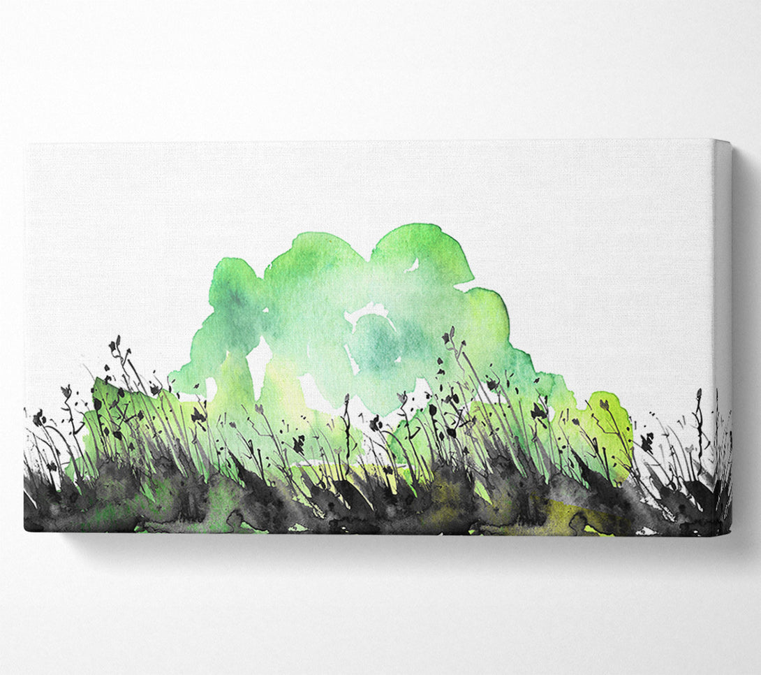  A Canvas Print of In The Grass Greenery Canvas Print