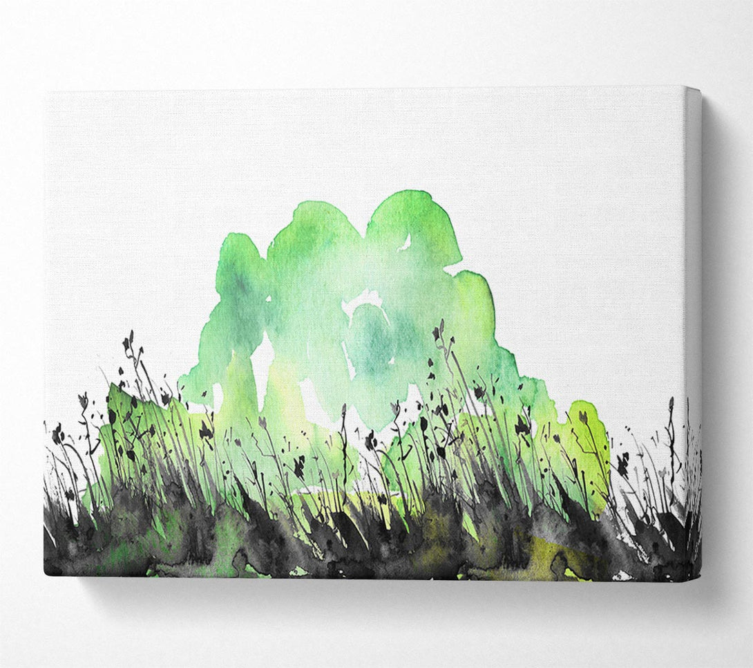  A Canvas Print of In The Grass Greenery Canvas Print