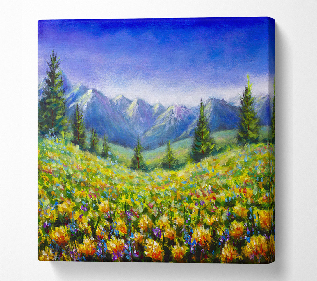 A Canvas Print of The Curve In The Landscape Canvas Print
