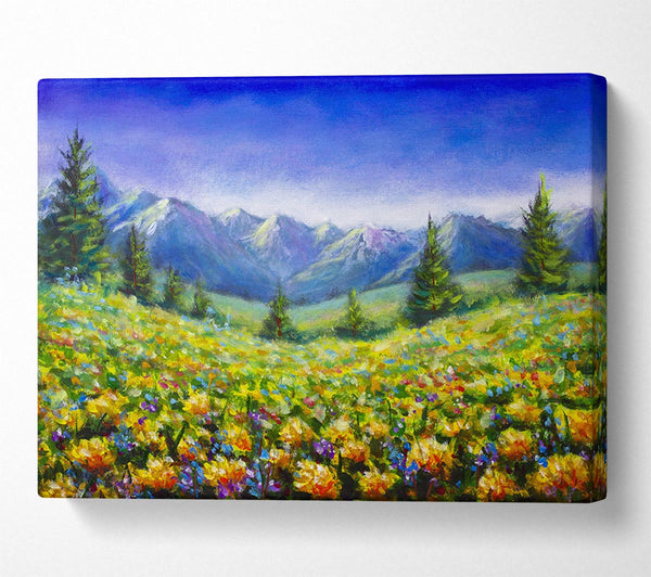  A Canvas Print of The Curve In The Landscape Canvas Print