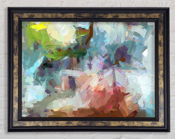 Strong Strokes Of Brush Framed Print