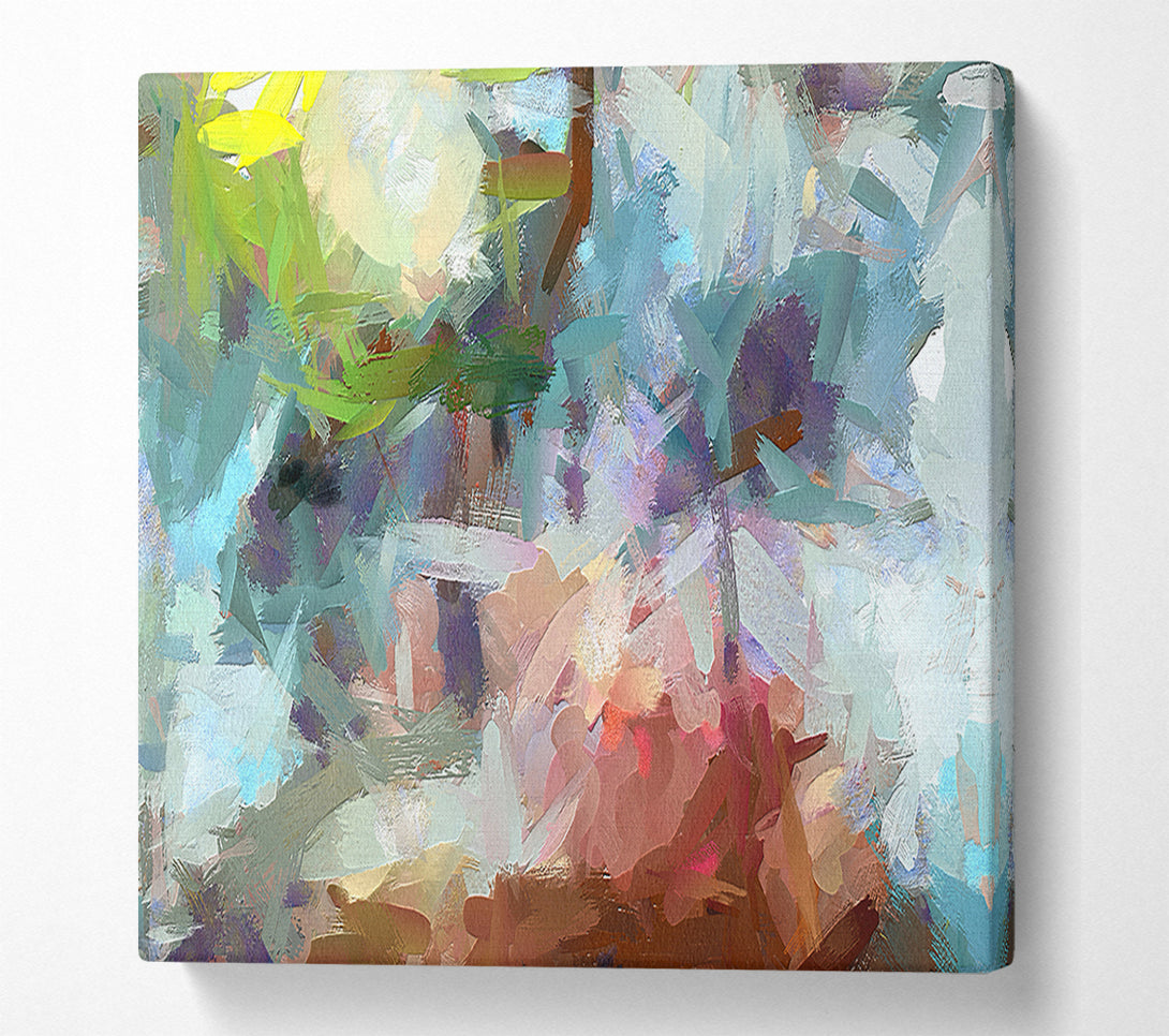  A Canvas Print of Strong Strokes Of Brush Canvas Wall Art