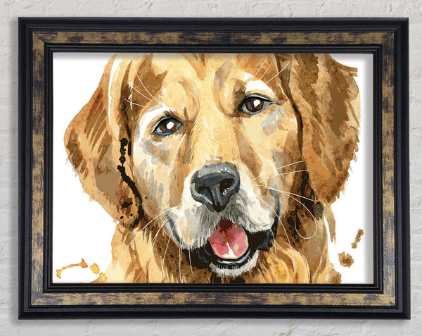 Labrador Happiness Framed Print
