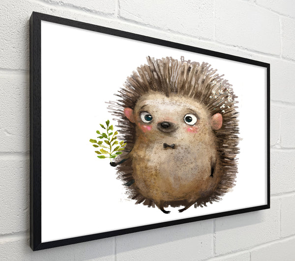 Hedgehog With Flowers
