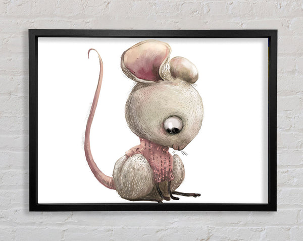 Die kleine kauernde Maus