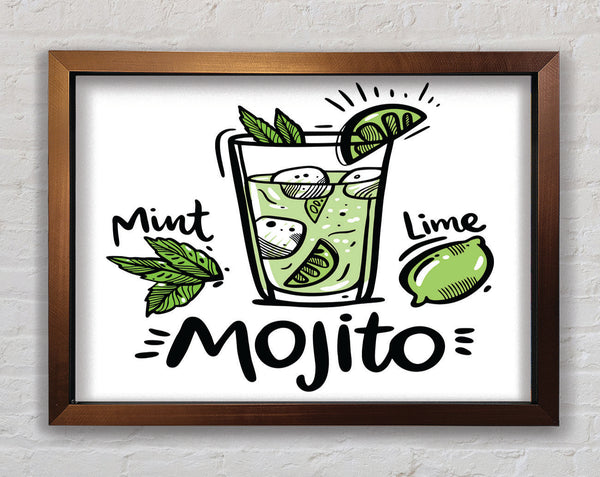 Drinks Mojito Summer Framed Print