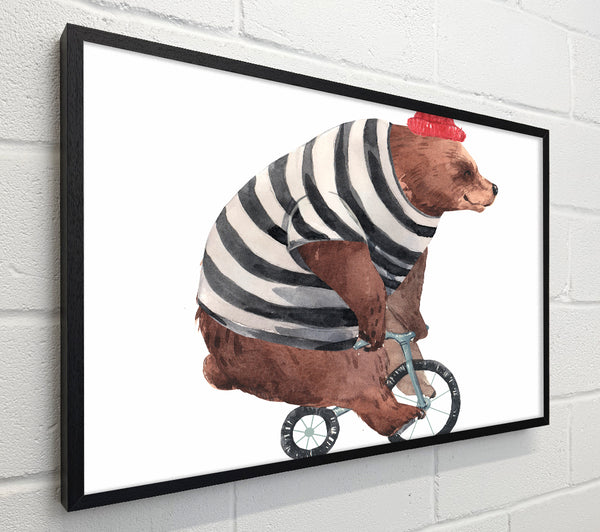 Bear On A Bike