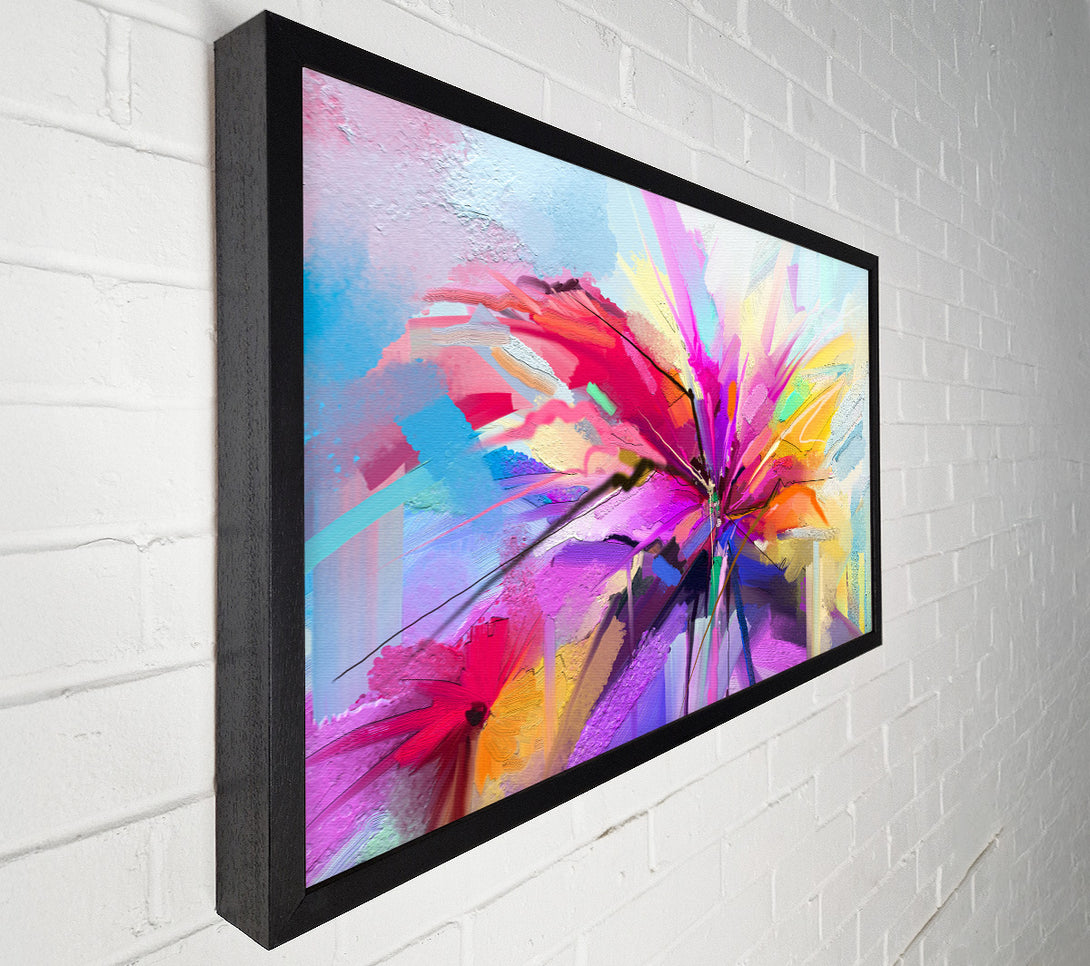  A Canvas Print of Fractal Flower Canvas Art