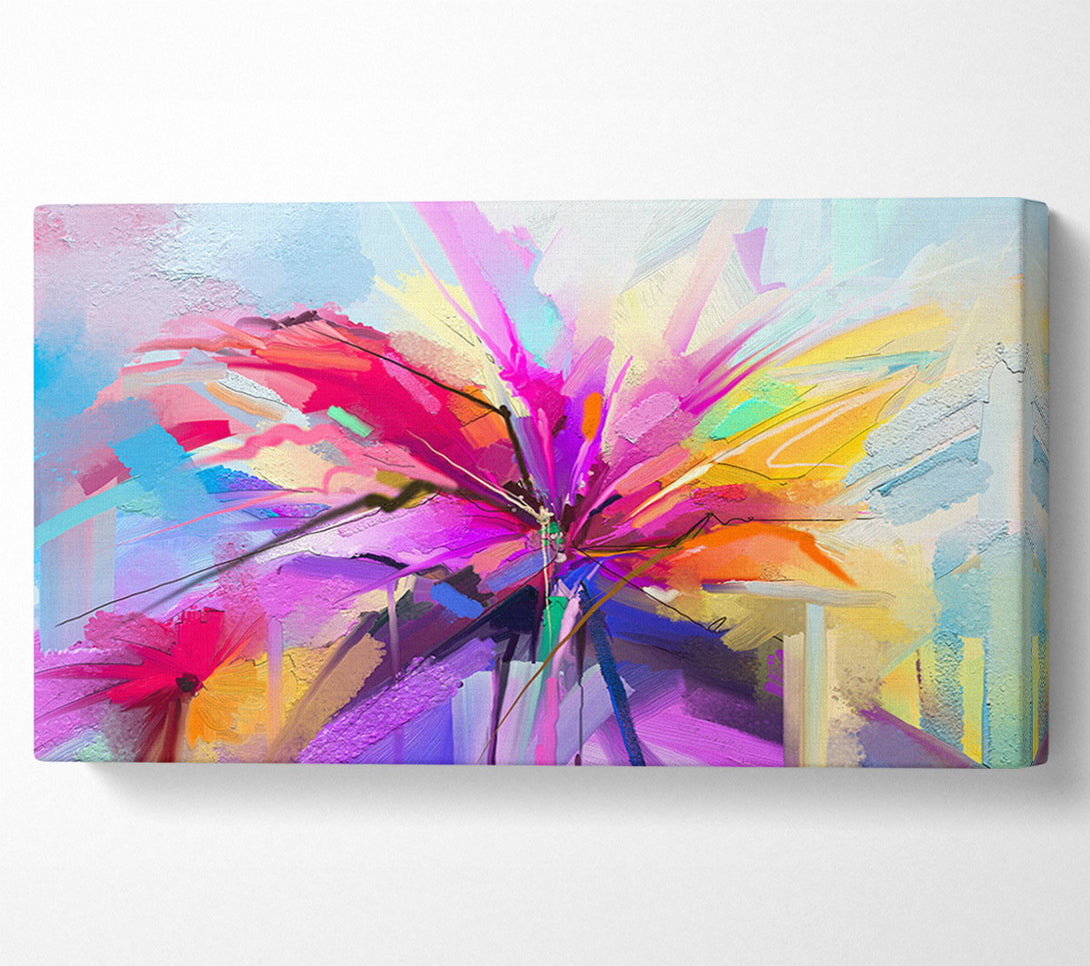  A Canvas Print of Fractal Flower Canvas Art