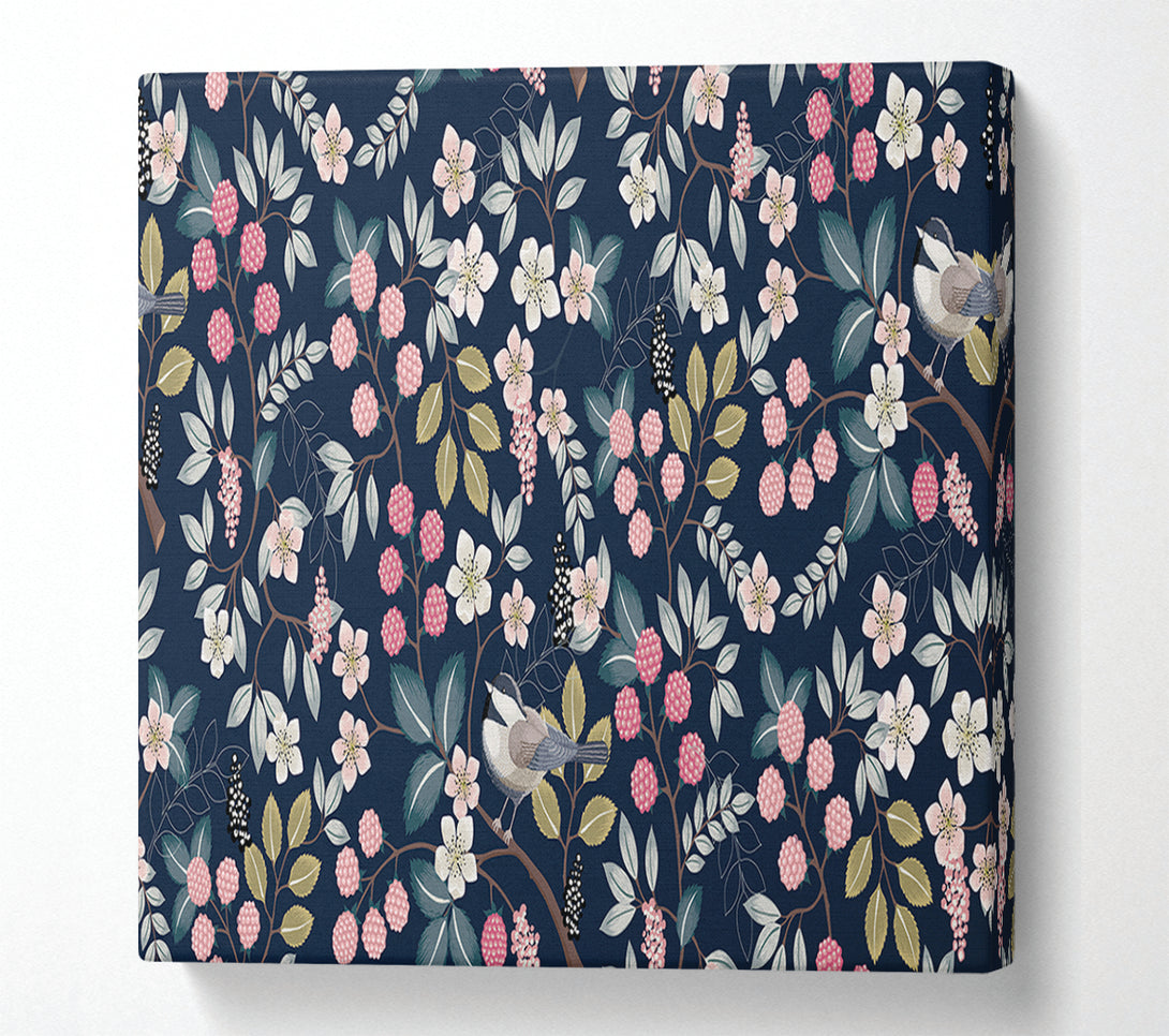  A Canvas Print of Little Flower Pattern Canvas Print