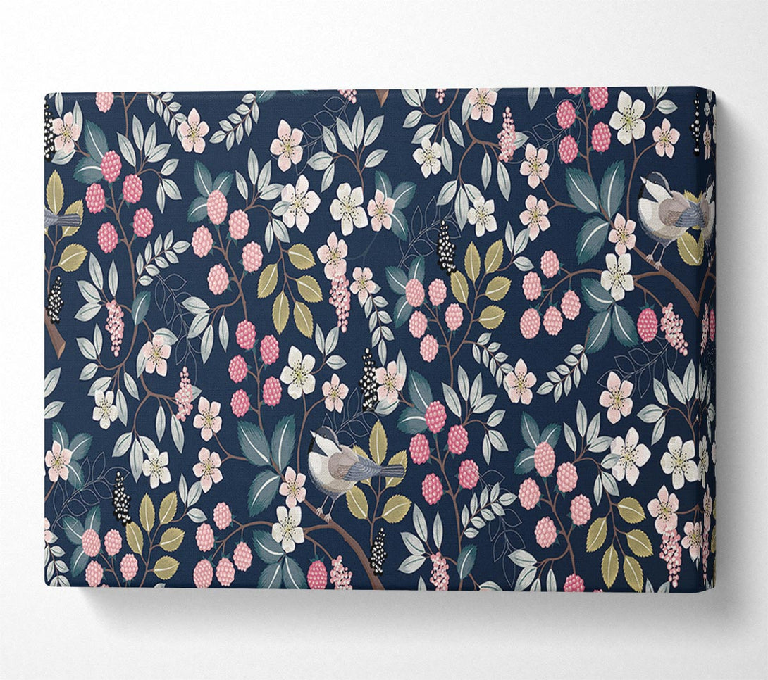  A Canvas Print of Little Flower Pattern Canvas Print