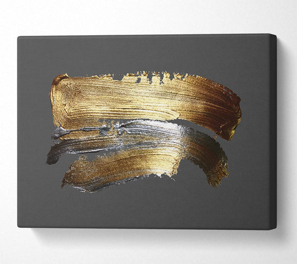  A Canvas Print of Gold Wash Canvas Art