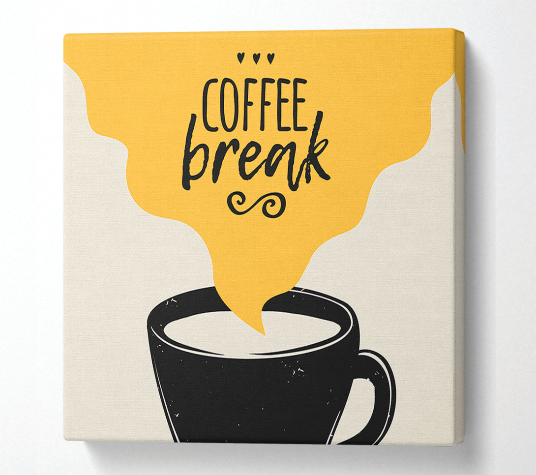 A Canvas Print of Coffee Break Canvas Art