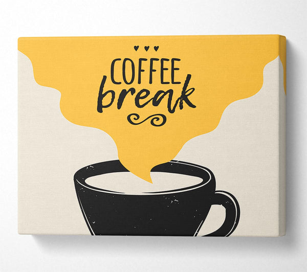  A Canvas Print of Coffee Break Canvas Art