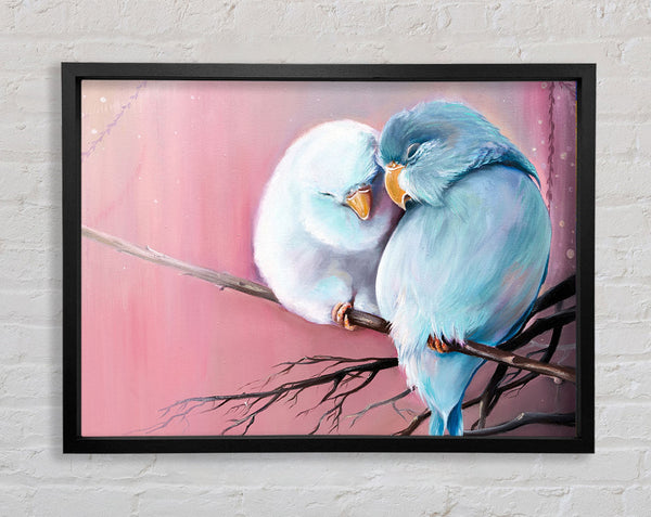 Two Love Birds On A Branch