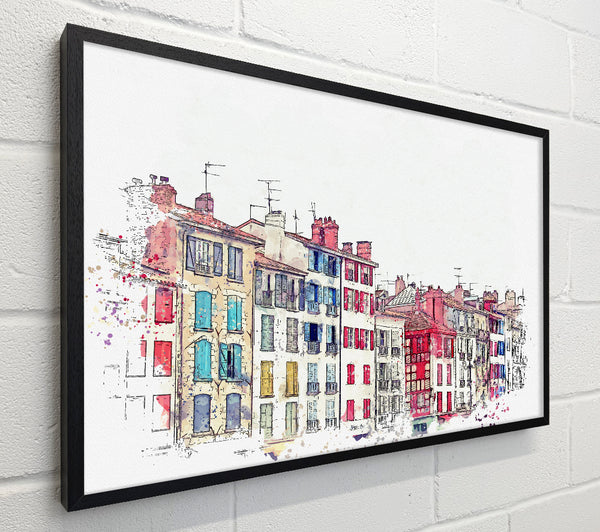 French Town Splatter