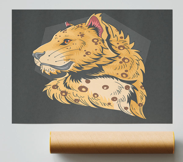 The Graceful Big Cat Print