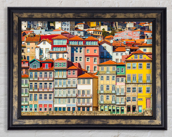 Apartments On The Coast Framed Print