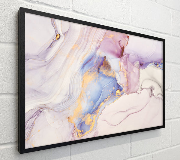Lilac And Blue Marble Pattern