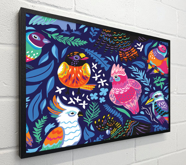 Cartoon Paradise Birds