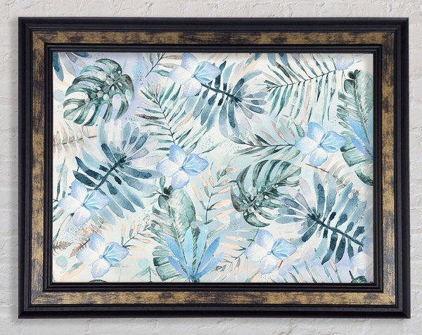 Cheese Plant Foliage Framed Print