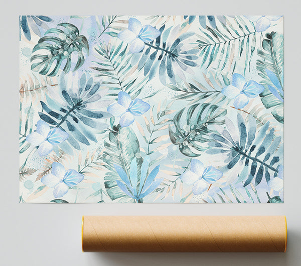 Cheese Plant Foliage Poster