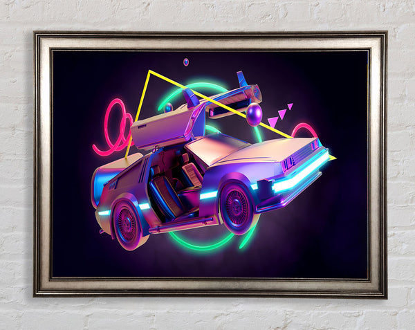 Delorean Auto Neon