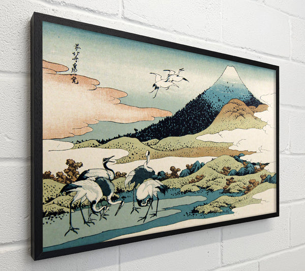 Cranes Below The Mountains