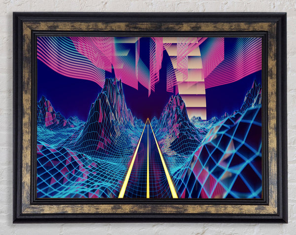 Road To The Future Framed Print