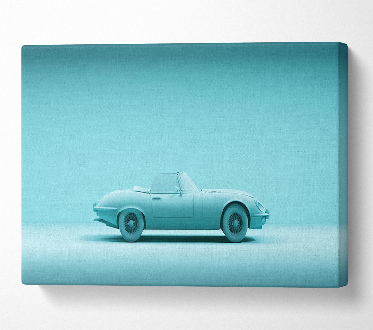 E-Type Jaguar Classic Canvas Wall Art