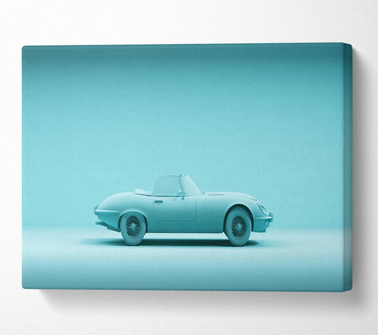 E-Type Jaguar Classic Canvas Wall Art
