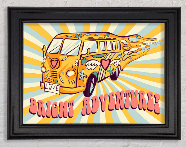 Camper Adventure Framed Print