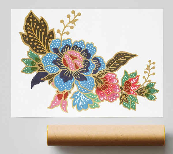 Indian Flower Beauty Print