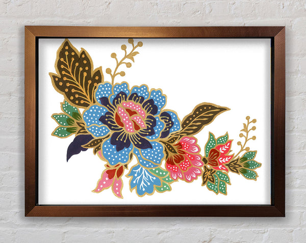 Indian Flower Beauty Framed Print