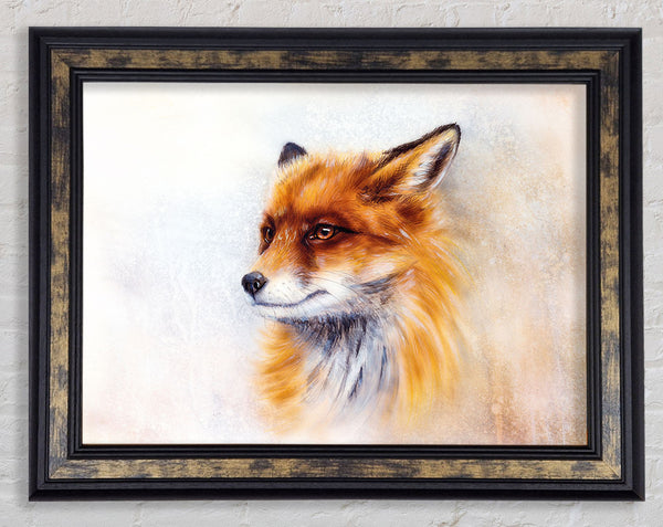 Fox Head Beauty Framed Print