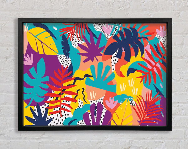 Stunning Summer Leaves Framed Print