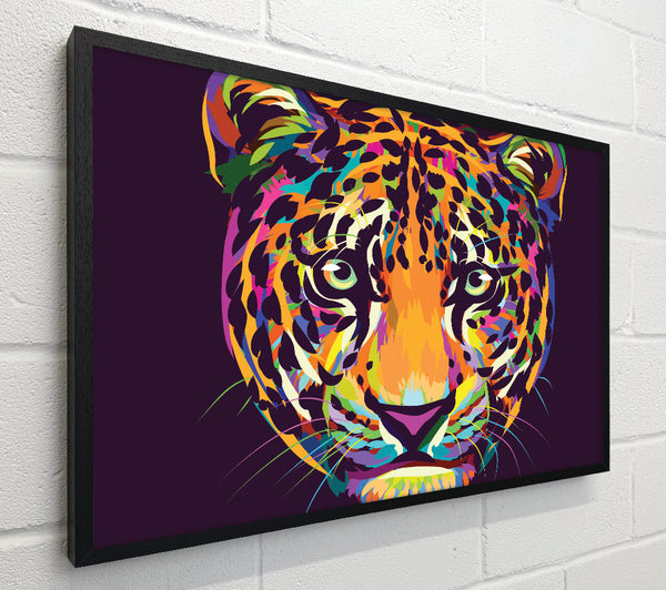 Leopard Head Watercolour