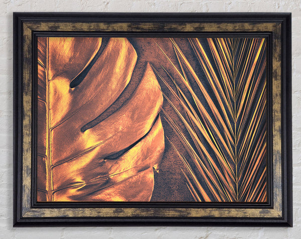 The Gold Leaf Framed Print