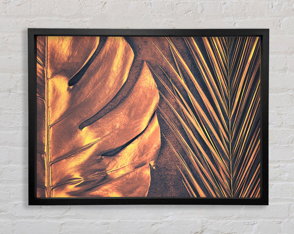 The Gold Leaf Framed Print