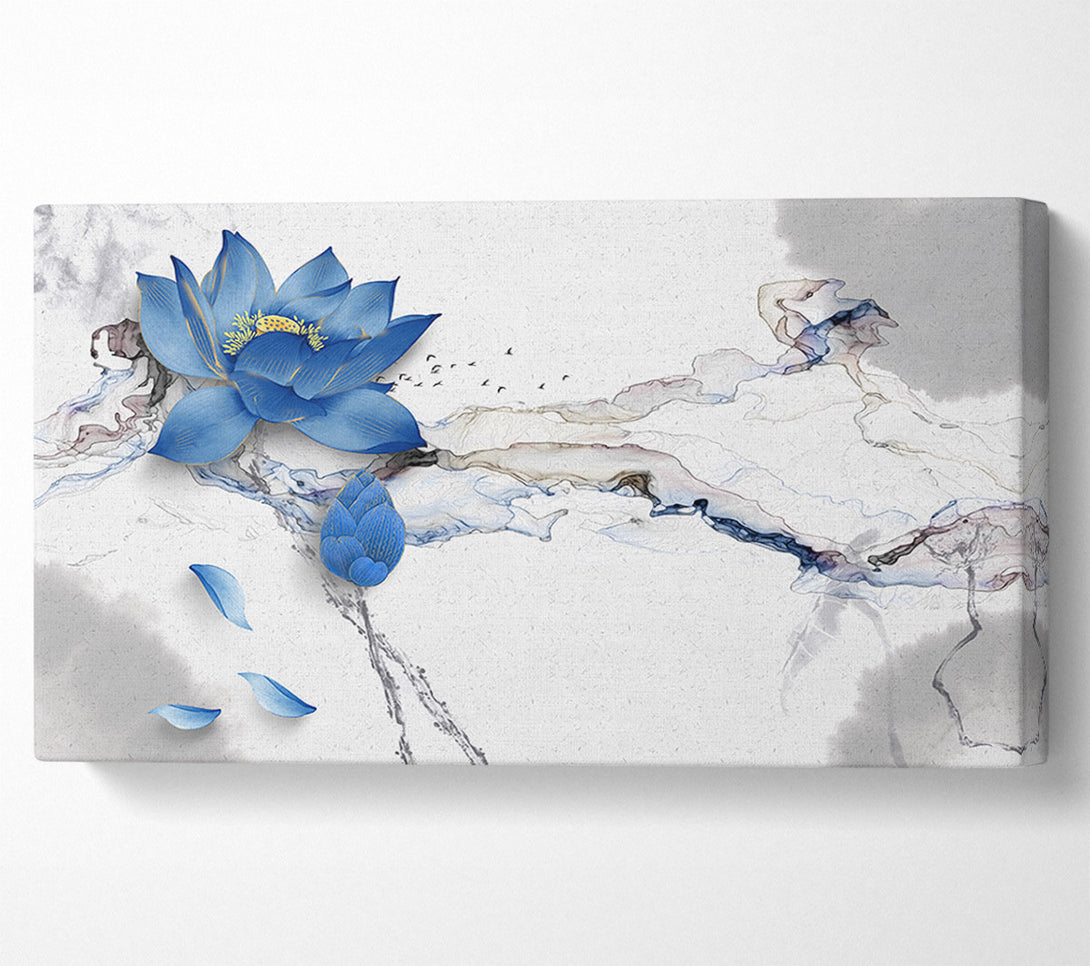  A Canvas Print of Blue Lotus Flower Canvas Art
