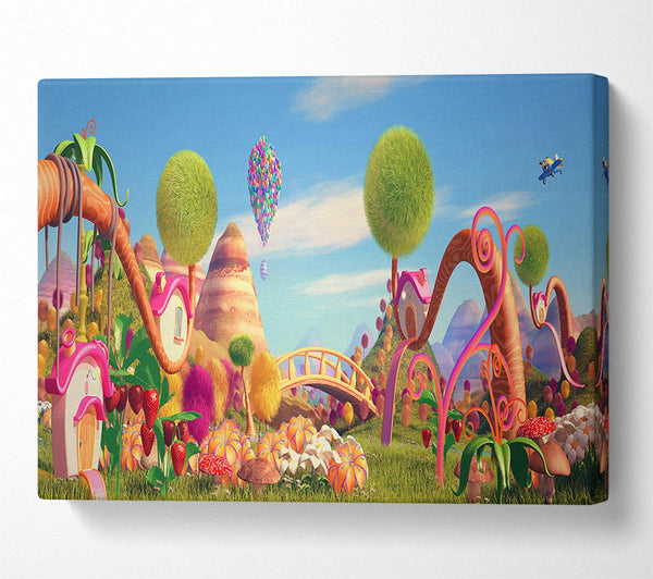  A Canvas Print of The Abstract Wonderland Canvas Wall Art