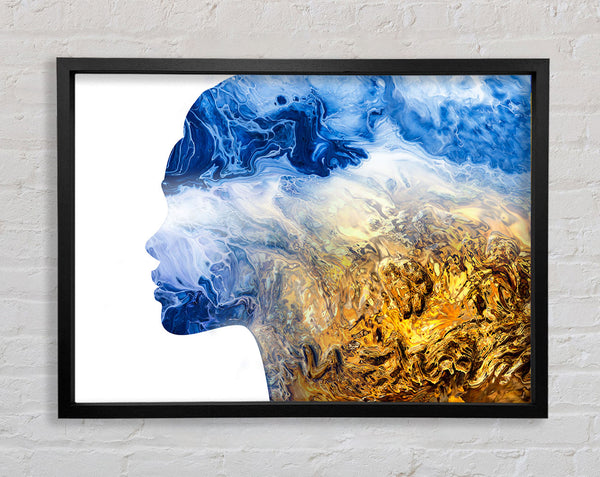 Woman Of The Sea Framed Print