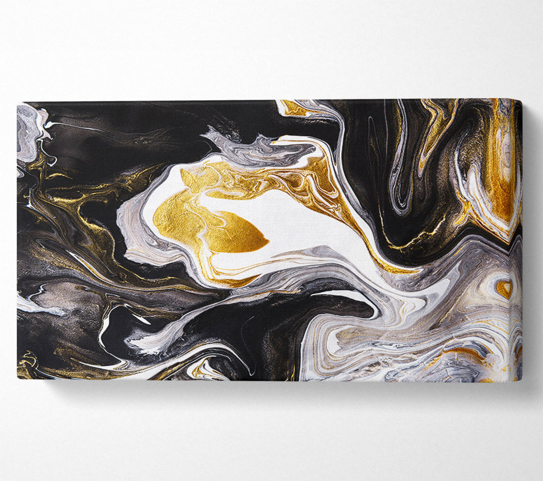  A Canvas Print of Liquid Coffee Canvas Print