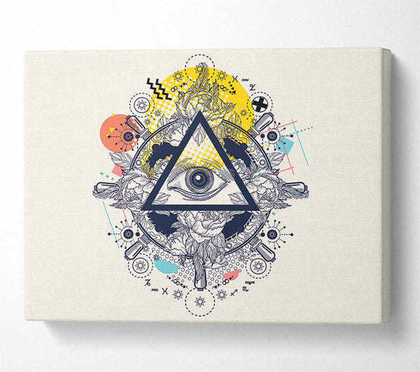  A Canvas Print of All Seeing Eye Canvas Art