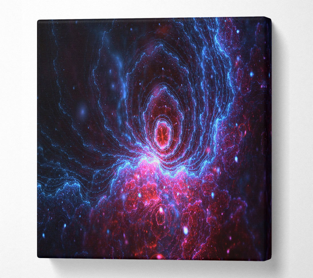  A Canvas Print of Swirl Into The Black Hole Canvas Art