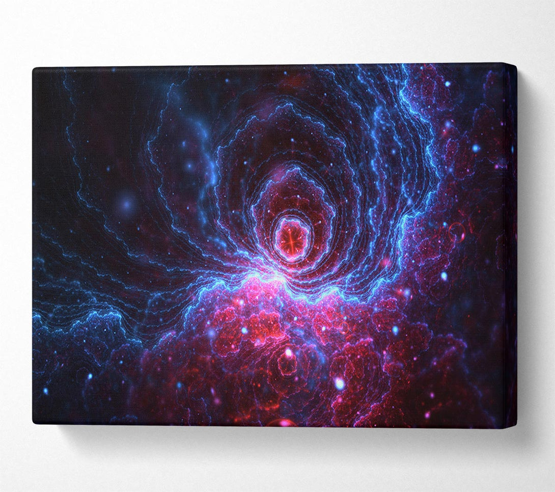  A Canvas Print of Swirl Into The Black Hole Canvas Art