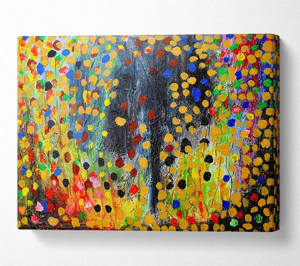  A Canvas Print of Dots Of The Forest Canvas Wall Art