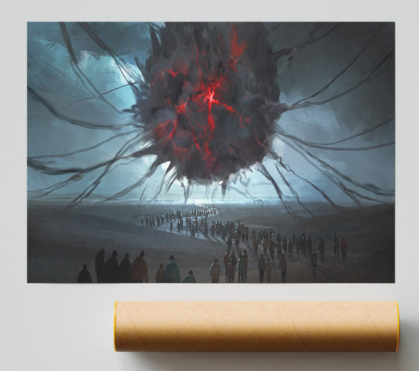 The Darkness Grows Above Poster